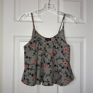 Floral tank top size small